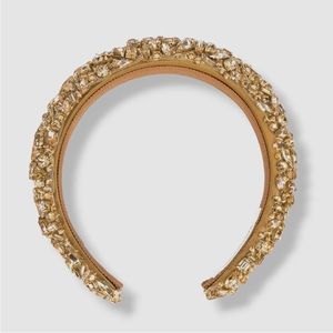 $450 Jennifer Behr Women's Gold Czarina